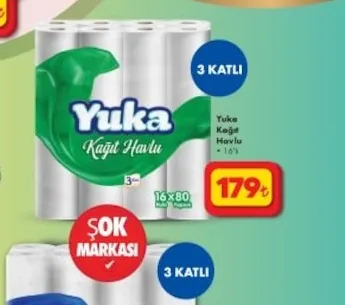 Yuka Kağıt Havlu 16'Lı