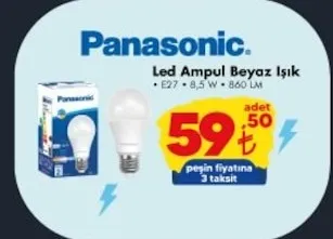 Panasonic Led Ampul Beyaz Işık