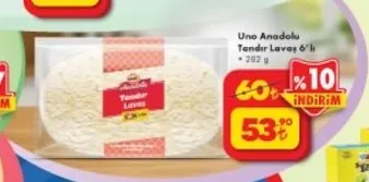 Uno Anadolu Tandır Lavaş 6'Lı 282 G