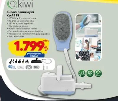 Kiwi Buharlı Temizleyici Ksc4219
