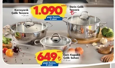 Karnıyarık Çelik Tencere