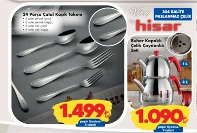 24 Parça Çatal Kaşık Takımı