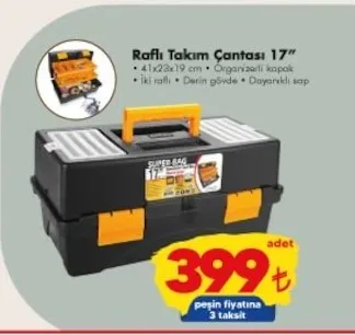 Raflı Takım Çantası 17"