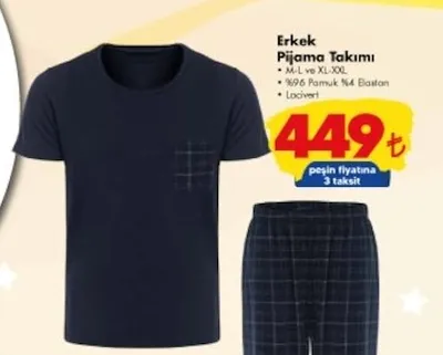 Erkek Pijama Takımı