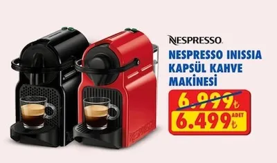 Nespresso Inissia Kapsül Kahve Makinesi