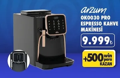 Arzum Ok0030 Pro Espresso Kahve Makinesi