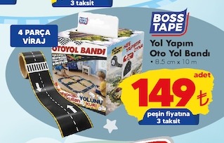 Yol Yapım Oto Yol Bandı 8.5 Cm X 10 M