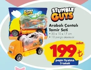 Stumble Guys Arabalı Çantalı Tamir Seti