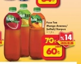 Fuse Tea Mango Ananas/Şeftali/Karpuz 1,5 L