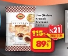Uno Çikolata Kremalı Kruvasan 240 G