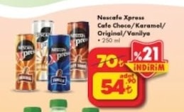 Nescafe Xpress Cafe Choco/Karamel/Original/Vanilya 250 Ml