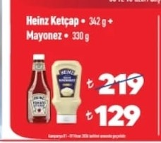 Heinz Ketçap 342 G + Mayonez 330 G