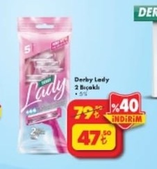 Derby Lady 2 Bıçaklı 5'Li