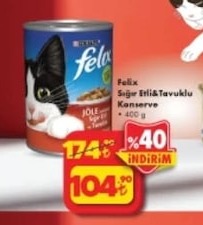 Felix Sığır Etli&Tavuklu Konserve 400 G