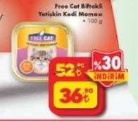 Free Cat Biftekli Yetişkin Kedi Maması 100 G