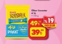 Ülker Cocostar 4'Lü 100 G