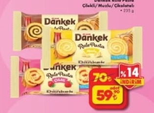 Dankek Rule Pasta Çilekli/Muzlu/Çikolatalı 235 G