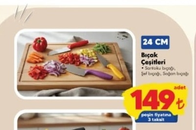 Bıçak Çeşitleri 24 Cm