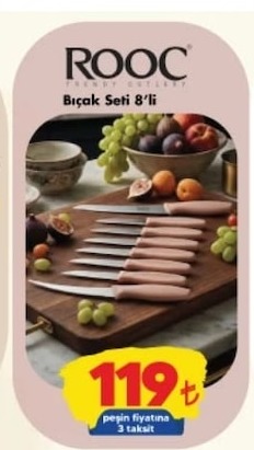 Rooc Bıçak Seti 8'Li