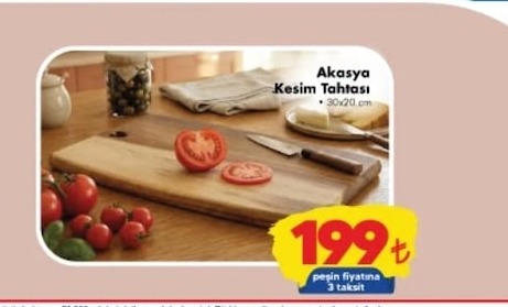 Akasya Kesim Tahtası