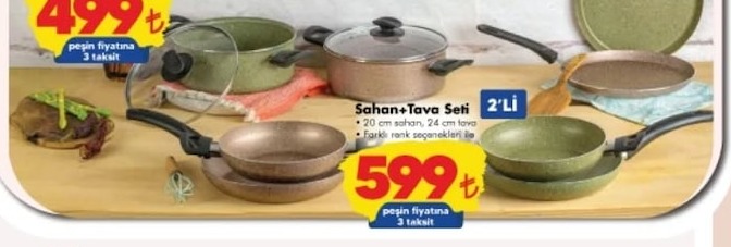 Sahan+Tava Seti 2'Li