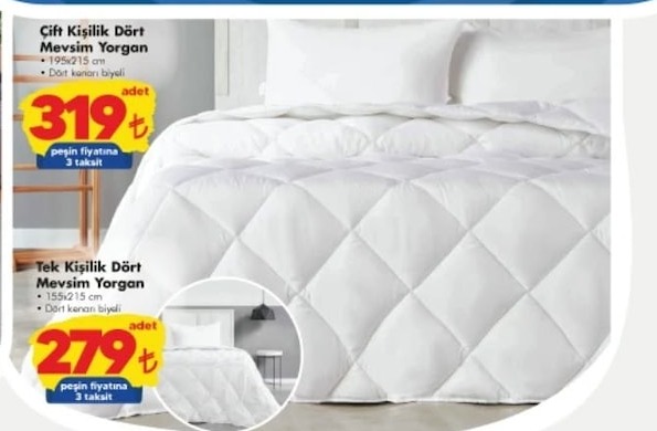 Çift Kişilik Dört Mevsim Yorgan