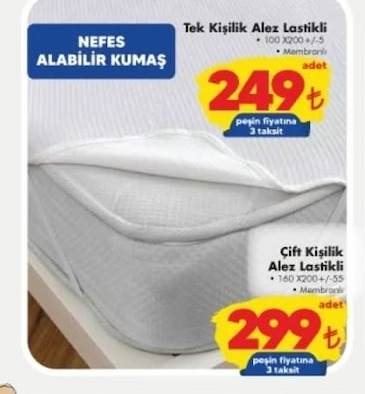 Tek Kişilik Alez Lastikli