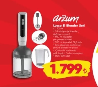 Arzum Lusso El Blender Seti