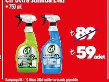 Cif Ultra Anında Etki 750 Ml