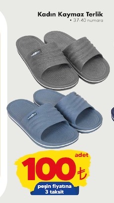 Kadın Kaymaz Terlik