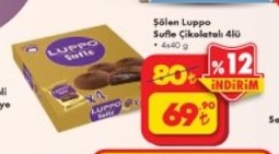 Şölen Luppo Sufle Çikolatalı 4'Lü