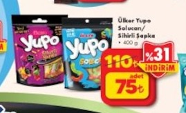 Ülker Yupo Solucan Sihirli Şapka 400 G
