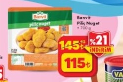 Banvit Piliç Nugget 700 G
