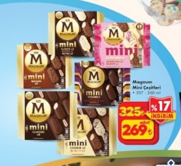 Magnum Mini Çeşitleri 337-360 Ml