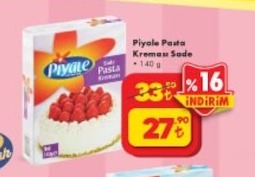 Piyale Pasta Kreması Sade 140 G