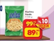 Amigo Kıyılmış Fındık 100 G
