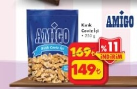 Amigo Kırık Ceviz Içi 250 G