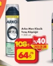 Arko Men Klasik Tıraş Köpüğü 200 Ml