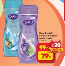 Duru Duş Jeli Lavanta Bahçesi/ Deniz Esintisi 450 Ml