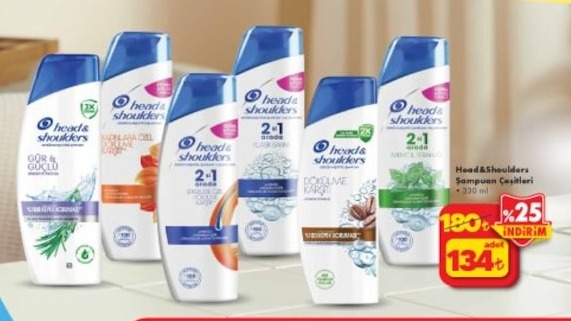 Head&Shoulders Şampuan Çeşitleri 330 Ml