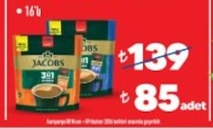 Jacobs 3Ü1 Arada/2Si1 Arada Kahve 16'Lı