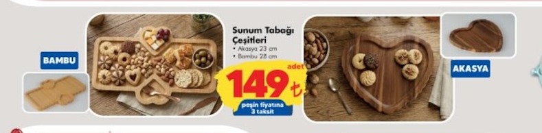 Sunum Tabağı Çeşitleri Adet