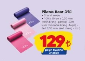 Pilates Bant 3'Lü