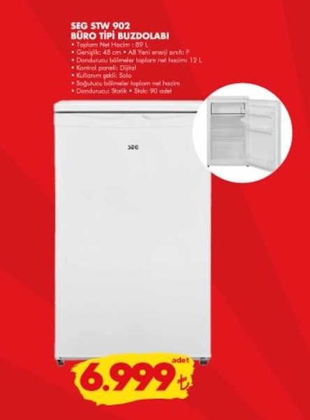 Seg Stw 902 Büro Tipi Buzdolabı