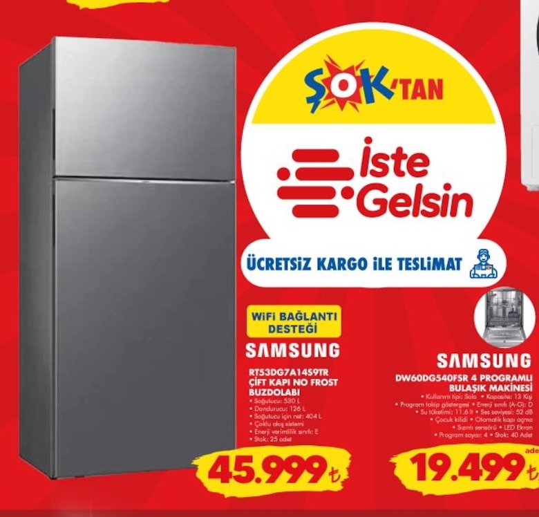 Samsung Rt53Dg7A1459Tr Çift Kapi No Frost Buzdolabi