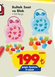 Bultak Saat Ve Blok 26 Parça