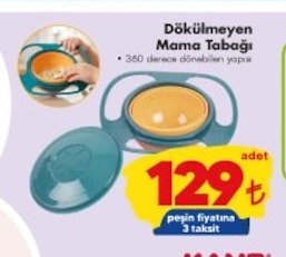 Dökülmeyen Mama Tabağı