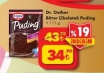Dr. Oetker Bitter Çikolatalı Puding 111 G