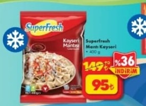Superfresh Manti Kayseri 400 G
