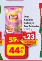Lays Karides Kokteyl Sos Tadında 125 G